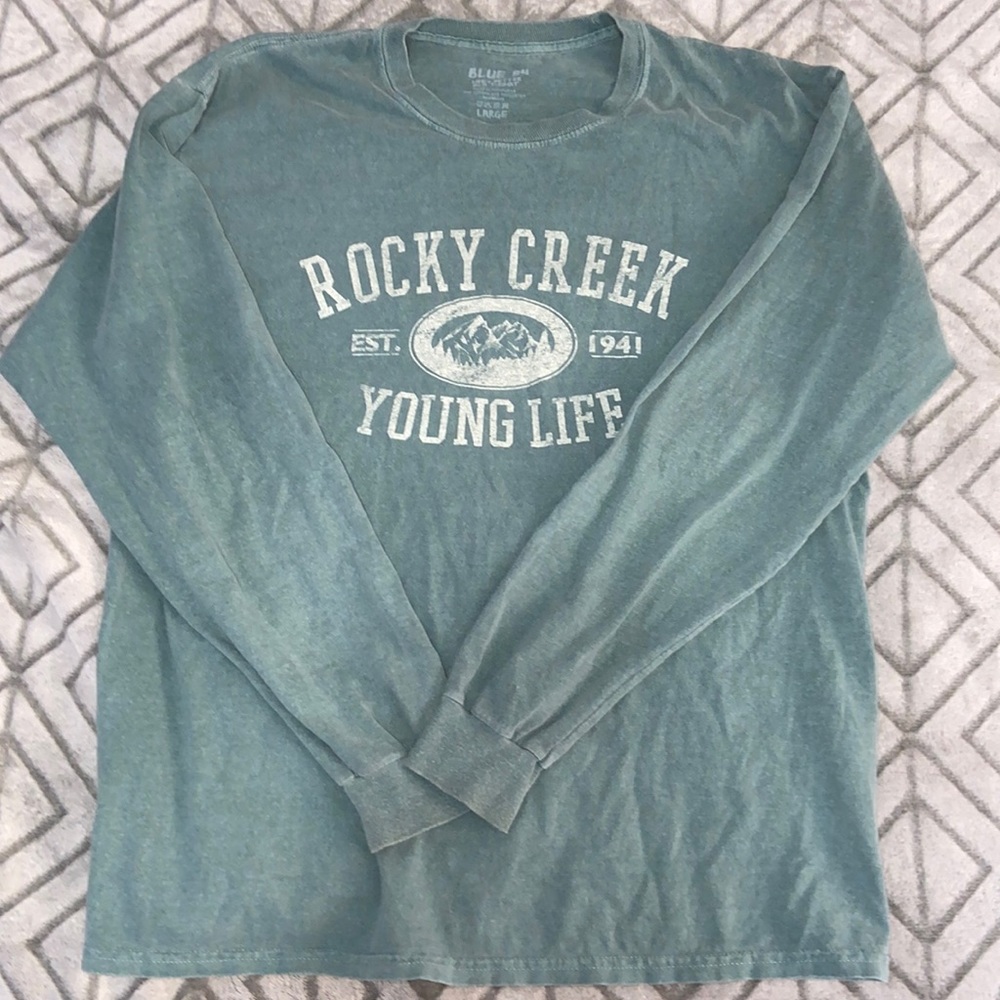 Green rocky creek long sleeve